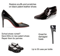 Restore Scuffs and Scratches on Black Patent Leather Shoes