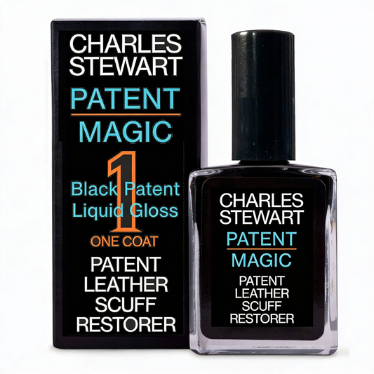 Charles Stewart Black Patent Leather Shoe Restorer - Patent Magic