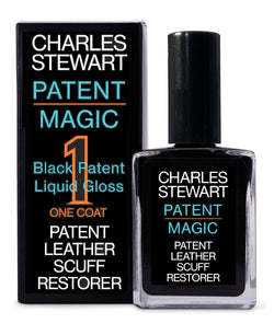 Patent leather restore and repair. Eco-friendly, quick and easy to use. Patent Magic. Black. 